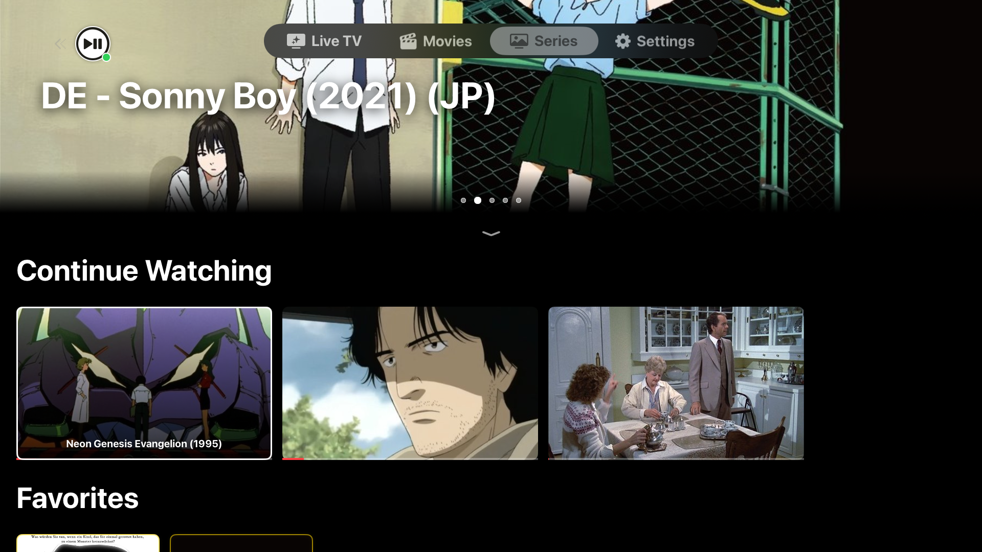 IPTV One on Apple TV